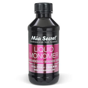 MIA SECRET LIQUID MONOMER FOR PROFESSIONAL ACRYLIC NAIL SYSTEM 4 Floz/ 118mL